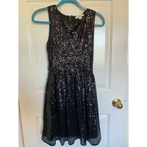SPARKLY Black Going Out Dress